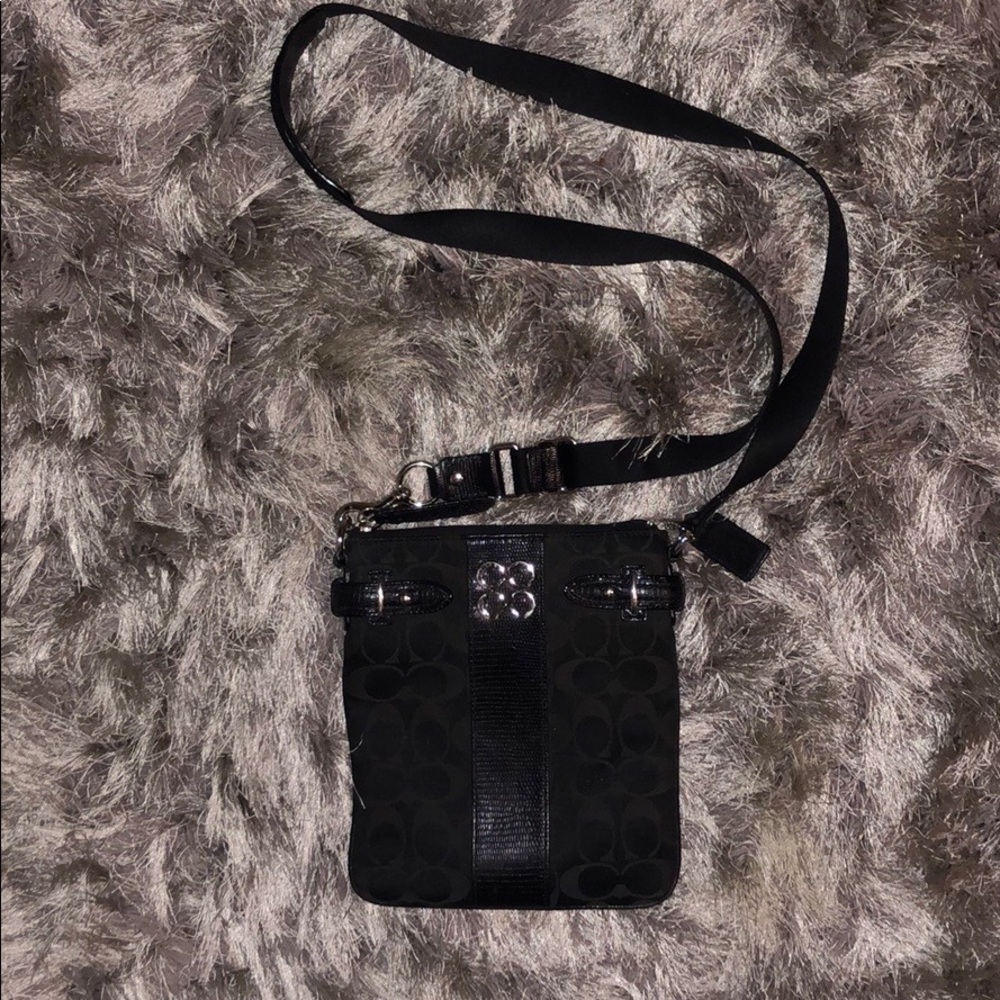 Black Coach Cross Body Purse
